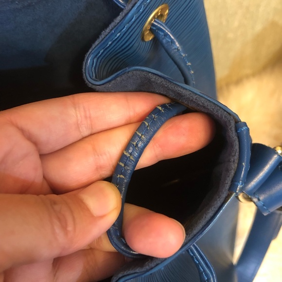 Authentic Louis Vuitton Noe in EPI Blue - Picture 15 of 16
